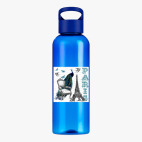 Прозрачная спортивная бутылка