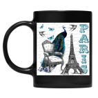 Кружка цветная UV-DTF