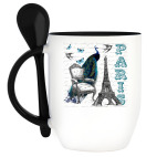 Кружка с ложкой