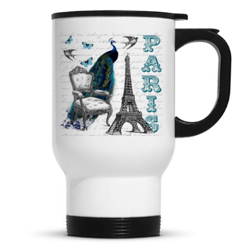 Кружка-термос с принтом PARIS