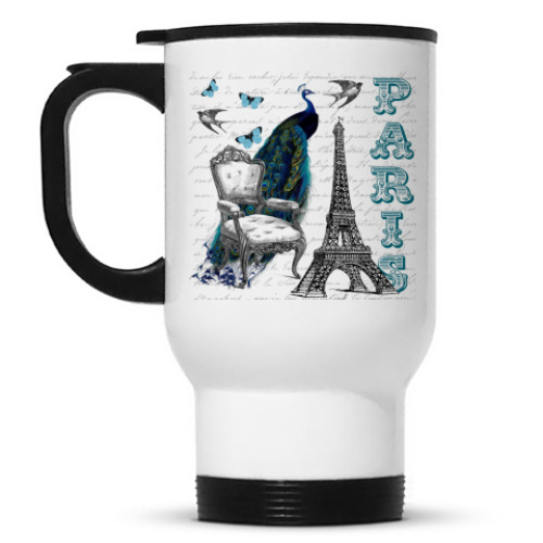 Кружка-термос с принтом PARIS