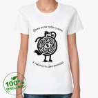 Женская футболка органик