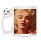 Кружка с футбольным мячиком