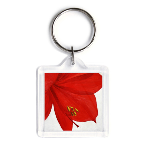Брелок с принтом Amaryllis Flower
