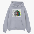 Толстовка худи оверсайз