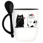 Кружка с ложкой