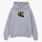 Толстовка худи оверсайз