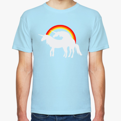 Футболка с принтом Unicorns having sex