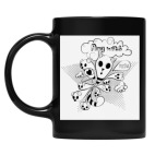 Кружка цветная UV-DTF