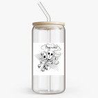 Банка с бамбуковой крышкой