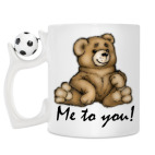 Кружка с футбольным мячиком