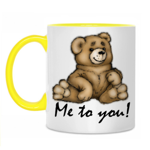 Кружка с принтом Мишутка