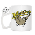 Кружка с футбольным мячиком