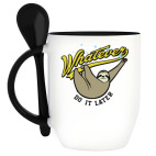 Кружка с ложкой