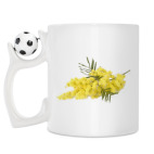 Кружка с футбольным мячиком