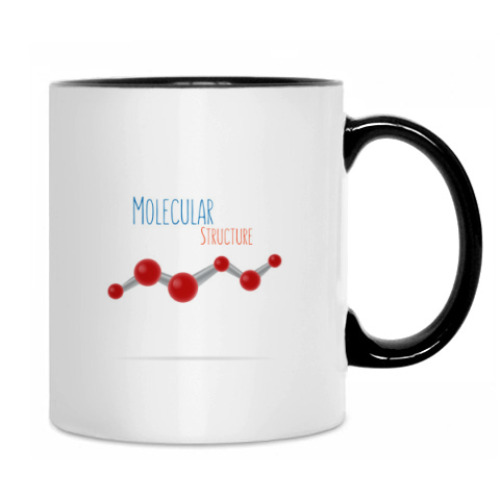 Кружка с принтом Molecular Structure