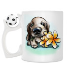 Кружка с футбольным мячиком