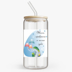 Банка с бамбуковой крышкой