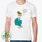 Мужская футболка органик