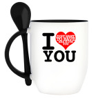 Кружка с ложкой