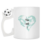 Кружка с футбольным мячиком