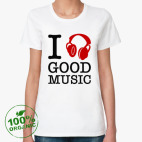 Женская футболка органик