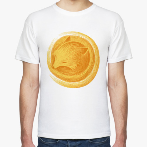 Футболка с принтом Лисица