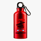 Металлическая бутылка 400 мл UV-DTF