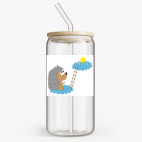 Банка с бамбуковой крышкой