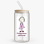 Банка с бамбуковой крышкой