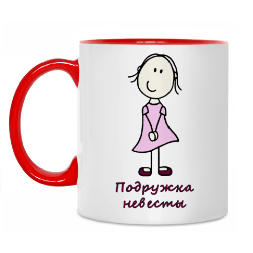 Кружка с принтом Подруга
