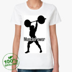 Женская футболка органик