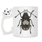 Кружка с футбольным мячиком