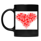 Кружка цветная UV-DTF