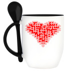 Кружка с ложкой