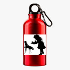 Металлическая бутылка 400 мл UV-DTF