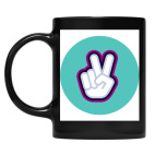 Кружка цветная UV-DTF