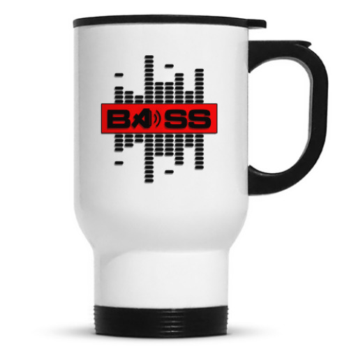 Кружка-термос с принтом BASS