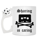 Кружка с футбольным мячиком