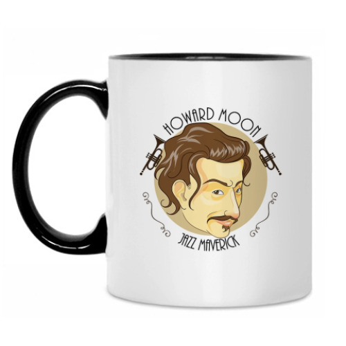 Кружка с принтом Howard moon