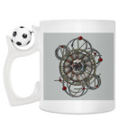 Кружка с футбольным мячиком