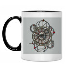 Кружка двухцветная