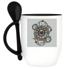 Кружка с ложкой