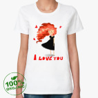 Женская футболка органик