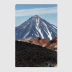 Вулканы, летний пейзаж полуострова Камчатка