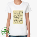 Женская футболка органик