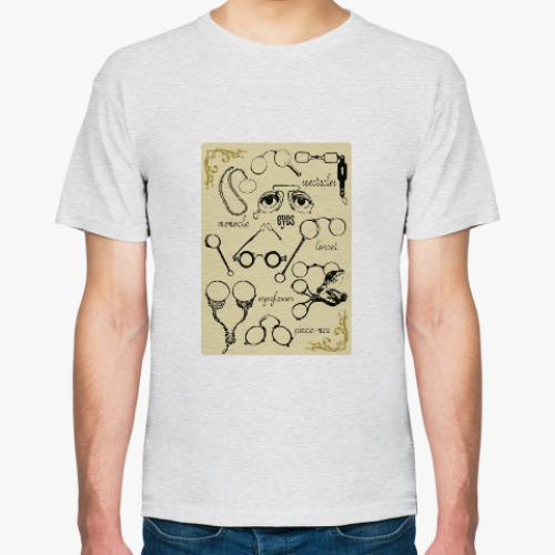 Футболка с принтом Винтажные очки