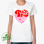 Женская футболка органик
