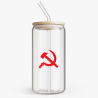 Банка с бамбуковой крышкой