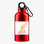 Металлическая бутылка 400 мл UV-DTF